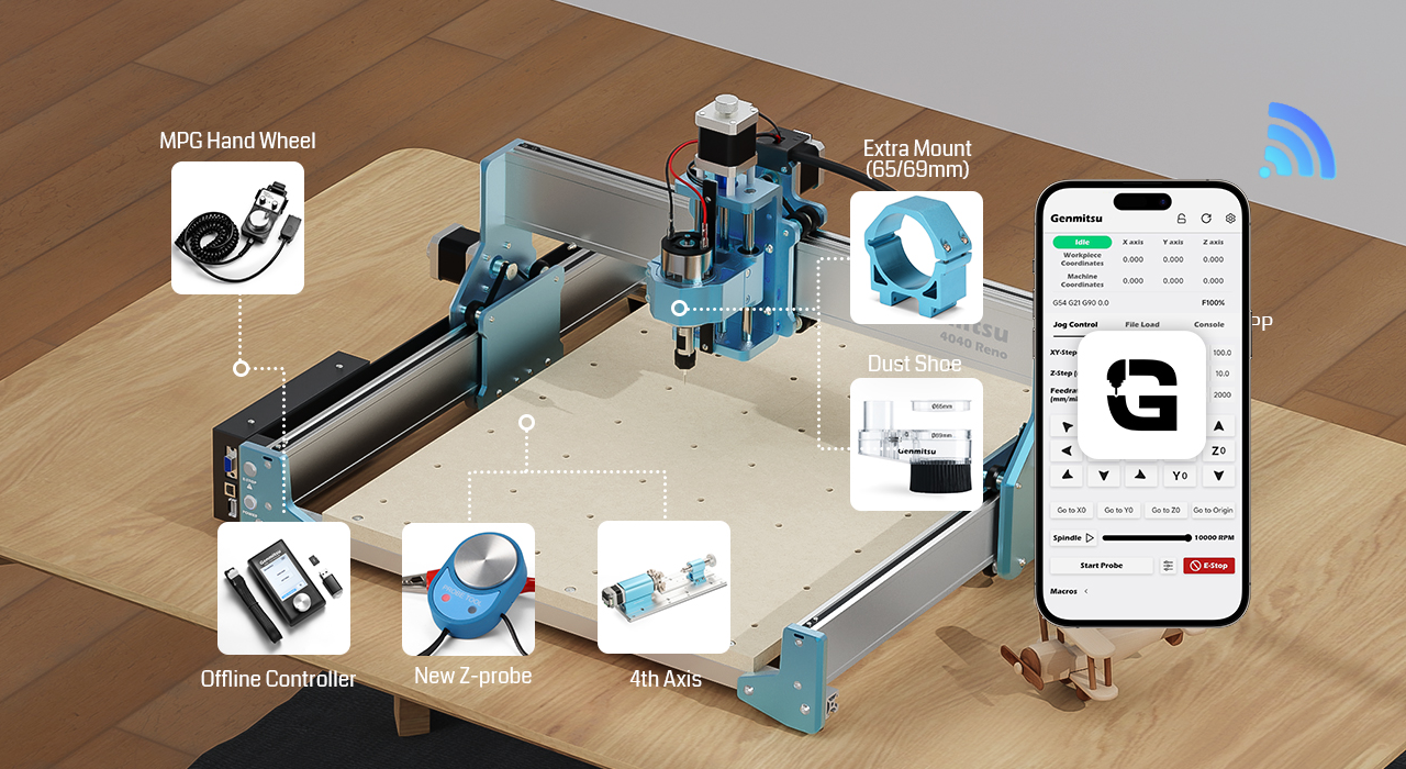 Genmitsu 4040 RENO Desktop CNC Router Machine