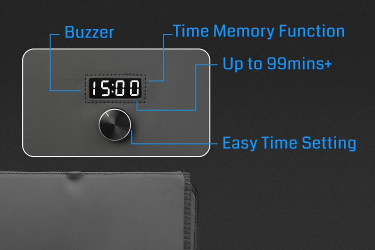 Image of the upgraded timer on the SainSmart UV Curing Box