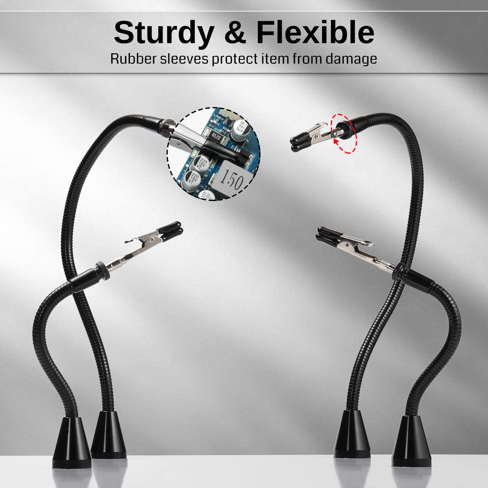Magnetic Helping Hands Soldering, with Solder Fume Extractor | SainSmart Magnetic Helping Hands Soldering, with Solder Fume Extractor | SainSmart
