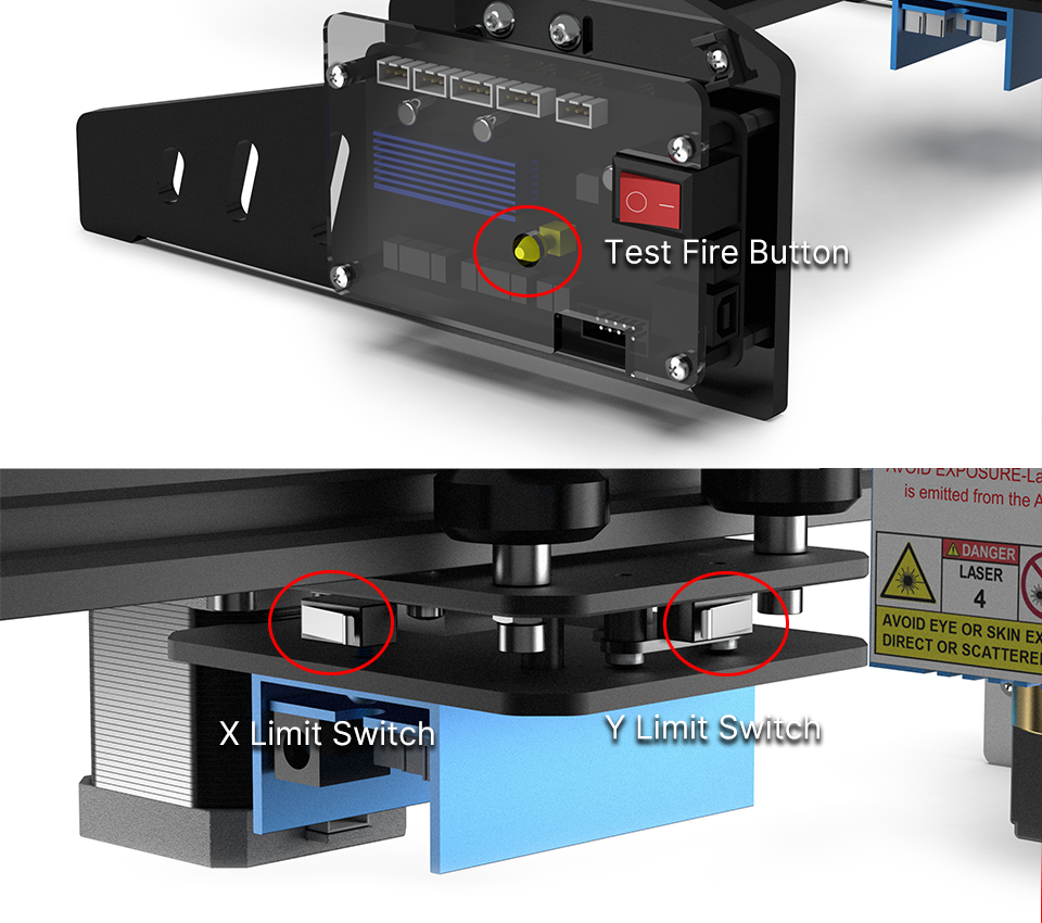 Jinsoku LE-1620 Portable 5.5W Single Arm Laser Engraver | SainSmart Genmitsu